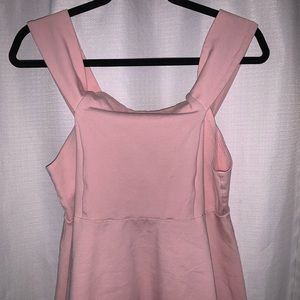 Pink Off-shoulder Blouse